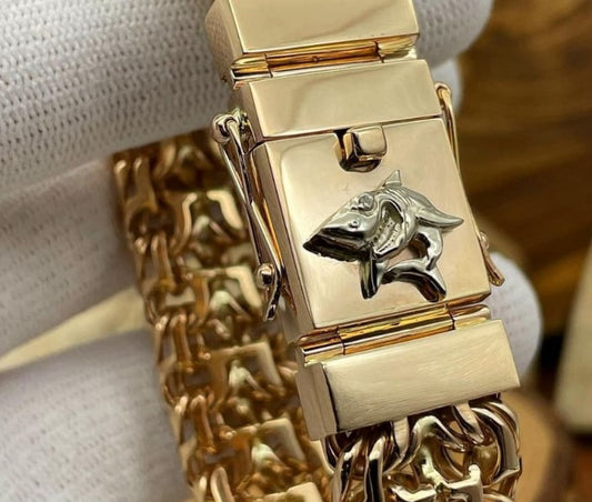 Shark Gold Bracelet